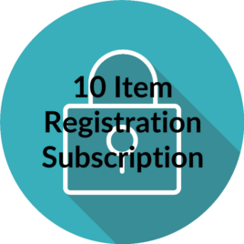 Register Your Copyright – Ten Items (10 Year Registration Period)
