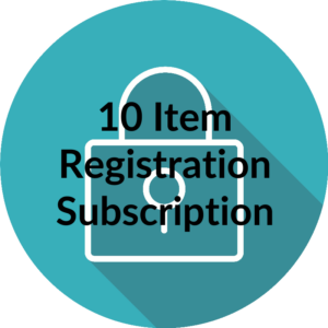 Register Your Copyright - One Year Ten Items Subscription