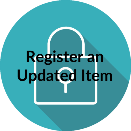 Register an updated item